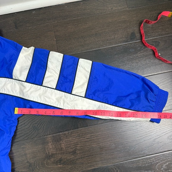 Y2K Adidas Blue Track Jacket Windbreaker | Zip Front - Picture 8 of 10